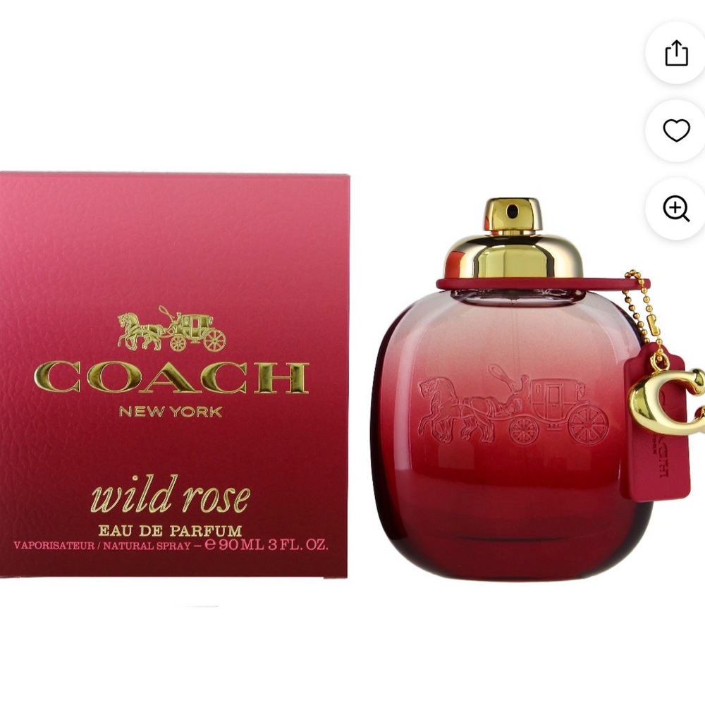 Wild Rose Coach Perfume in Red and Gold